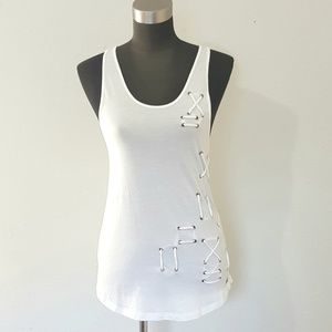 Gentlefawn Anthropologie White Tank Top